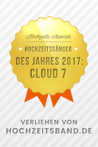 Auszeichnung Hochzeitssänger des Jahres für das Duo Cloud Seven aus Nürnberg