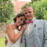 Pia und Thomas mit Cloud Seven bei ihrer Hochzeit