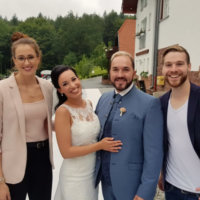 Vanessa und Jens mit Cloud Seven bei ihrer Hochzeit